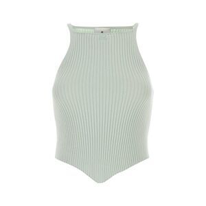 Courreges Women Mint Green Viscose Blend Tank Top
